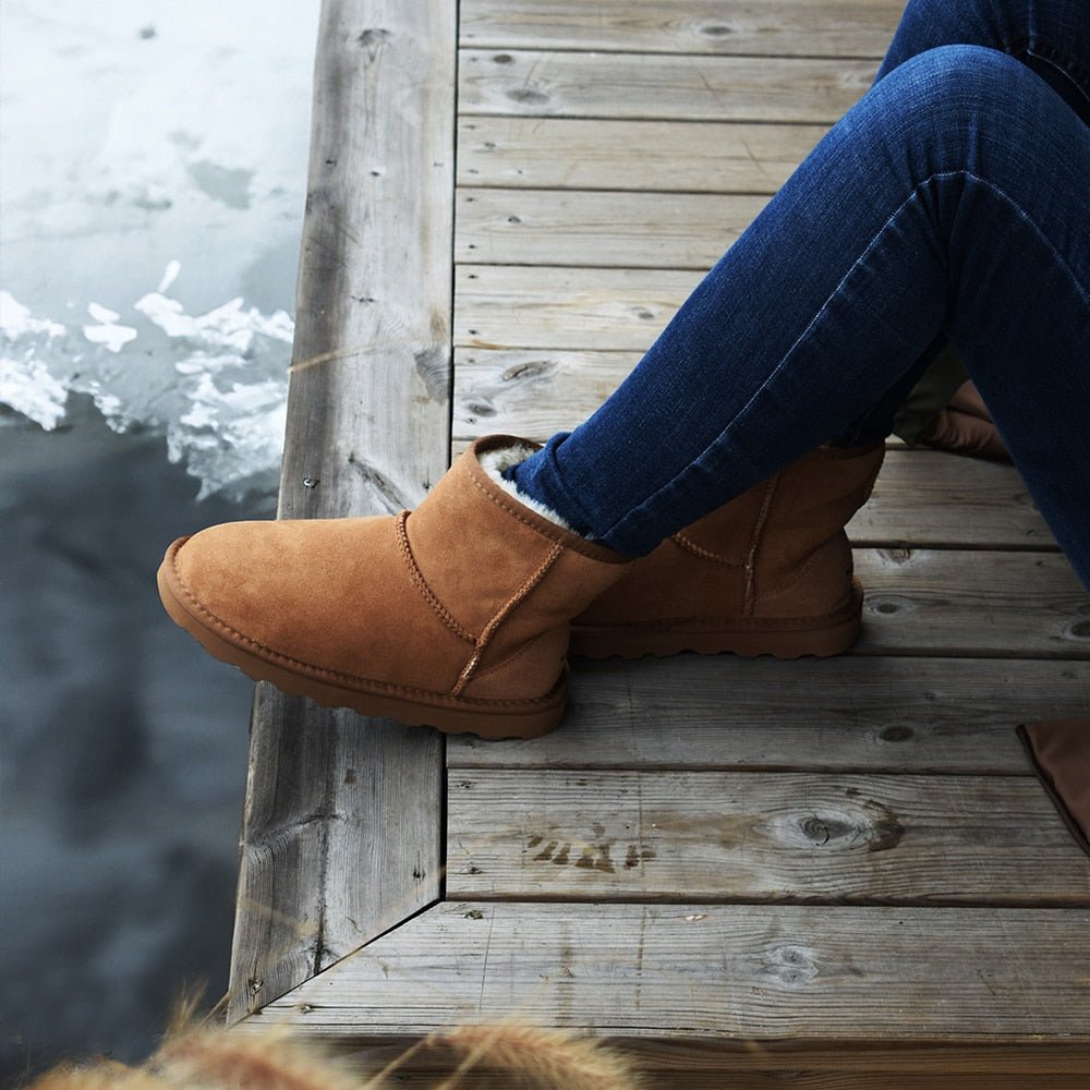 Rugged Gear Støvler Fåreskind Classic Chestnut 