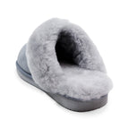 Minfot Hjemmesko Fåreskind Slip-on Duved med sål Grå