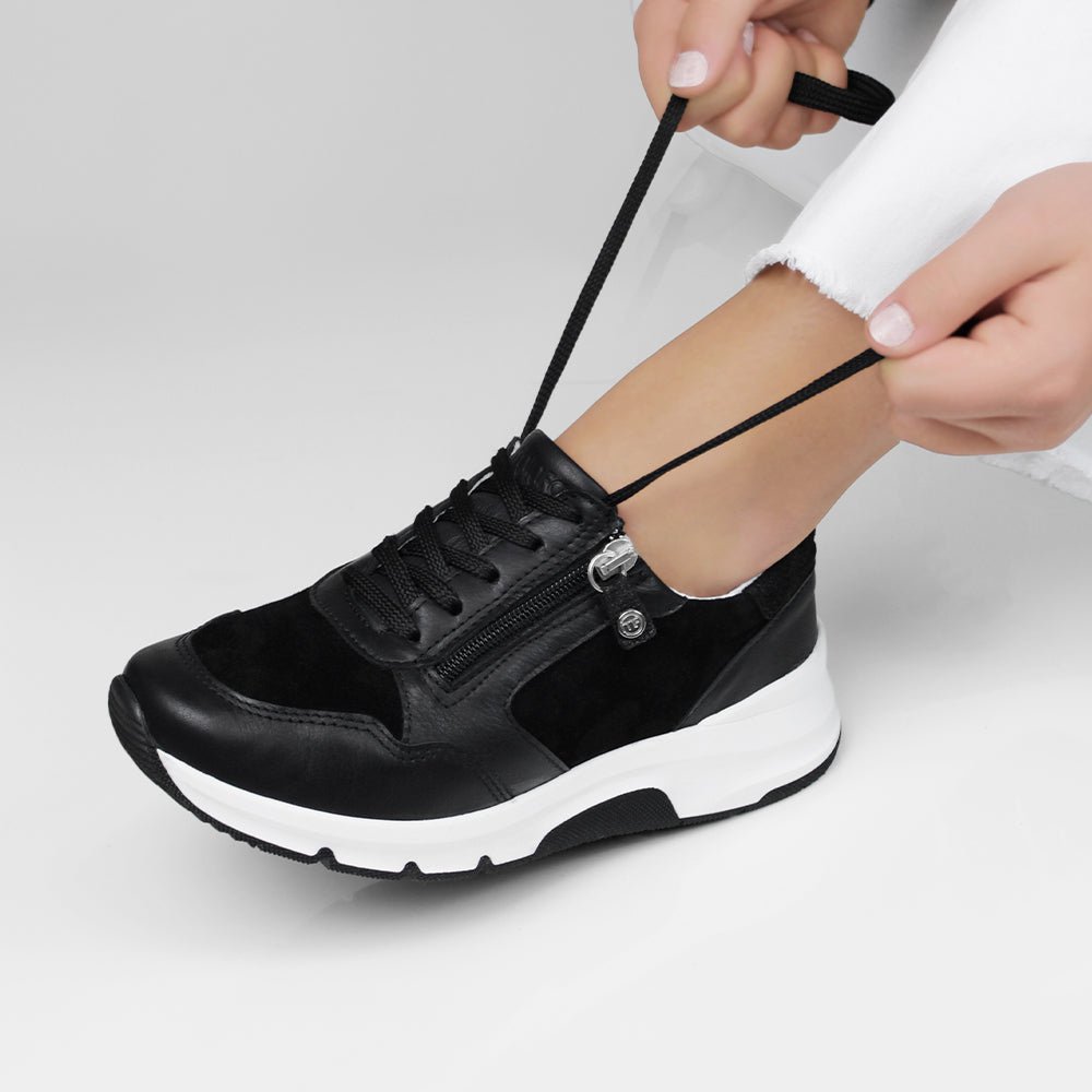 Minfot Sneaker Softrole Lux Stretch Sort