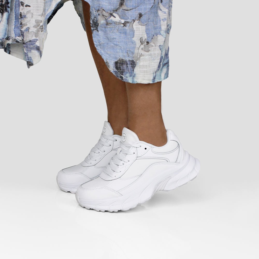 Minfot Joy Sneaker Dame Læder Hvid