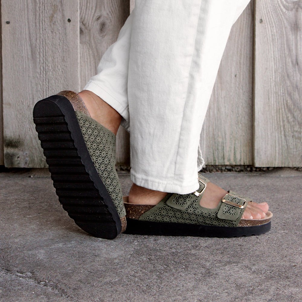 Minfot Daisy Sandaler Dame Ruskind Grøn