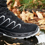 Minfot Stride Mid Sko Unisex Vandtæt TEX Sort