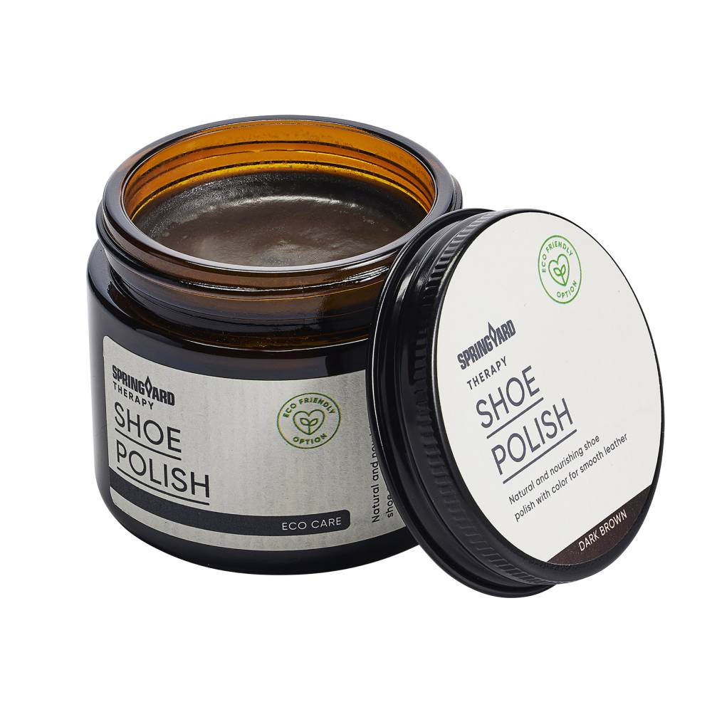 Springyard Shoe Polish Skocreme Læder Mørkebrun