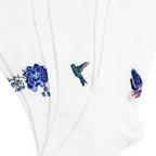 Minfot Flawless Støttestrømper Eco Bomuld Colibri 3-pak