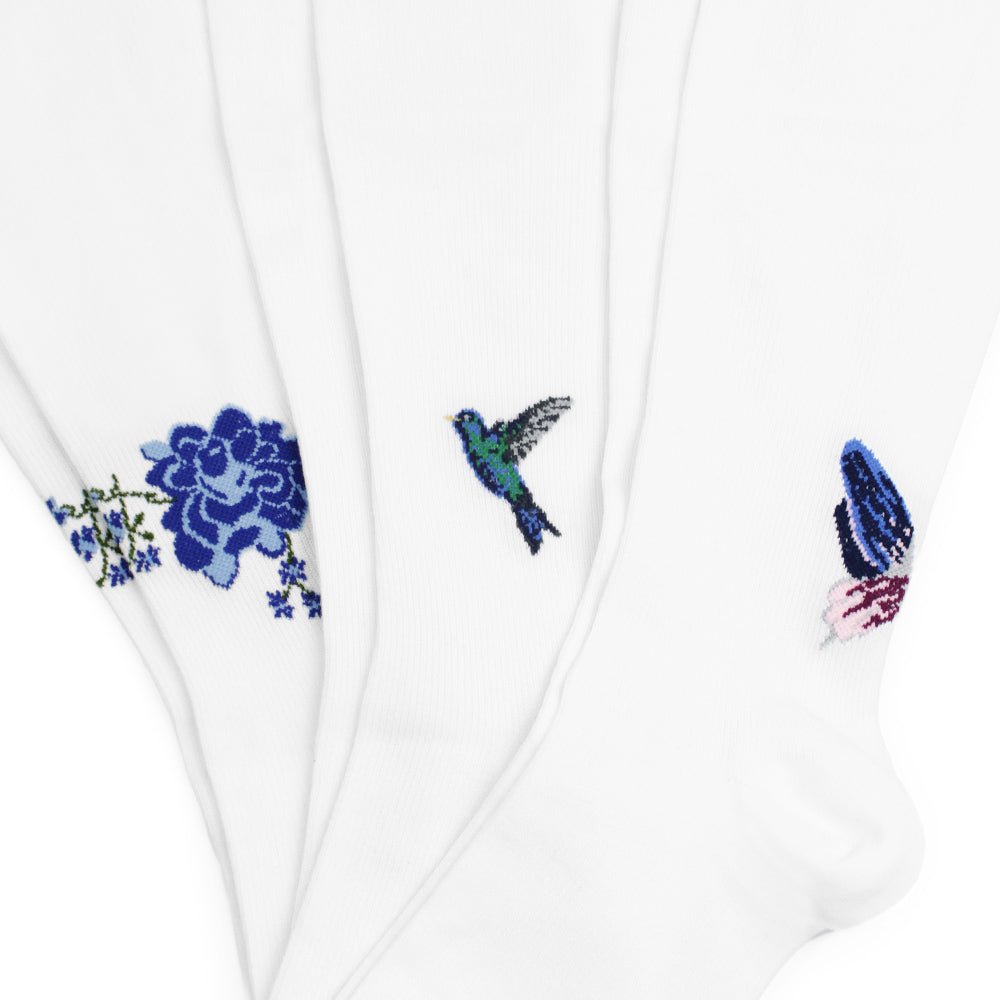 Minfot Flawless Støttestrømper Eco Bomuld Colibri 3-pak