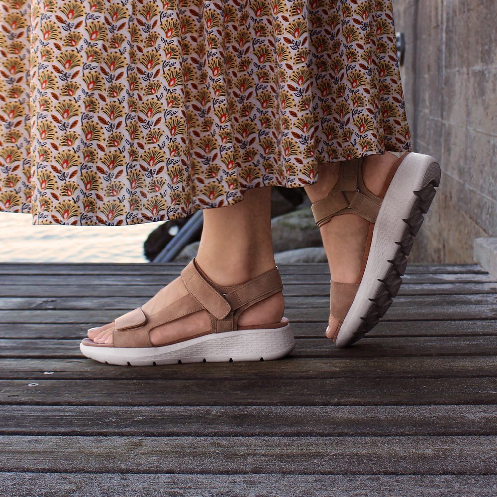 Minfot Cloudlite Joy Sandaler Dame Brun