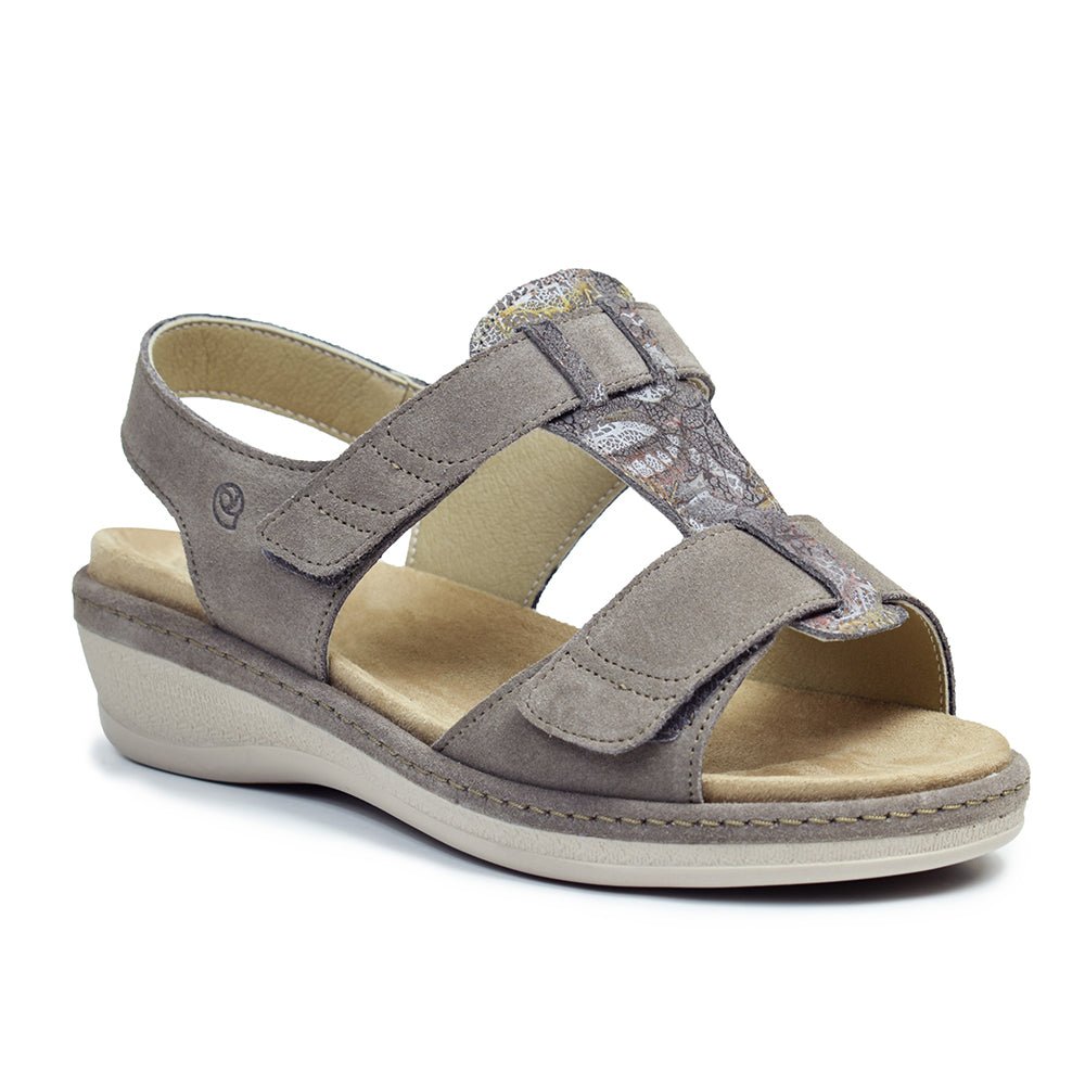 Suave Ekstra Bred Sandal Beige Tenn