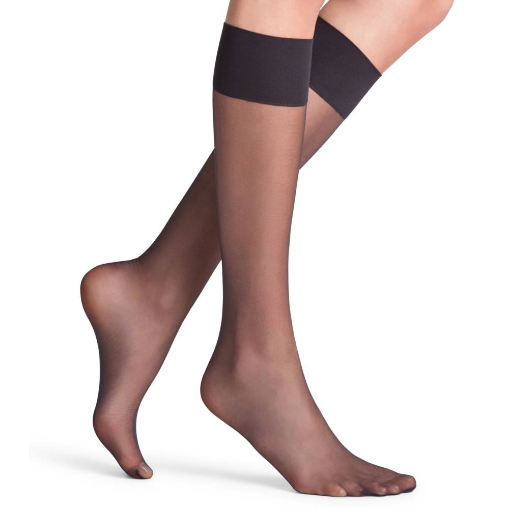 Falke Nylonstrumpor Pure Matt 20 Knee-High Falke Black