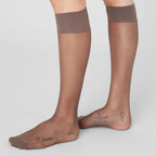 Swedish Stockings Nylonstrømper Knæ Elin 20 DEN Brun 2-pak