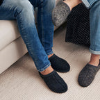 Ulle Uldtøfler Original Mens Black Melange