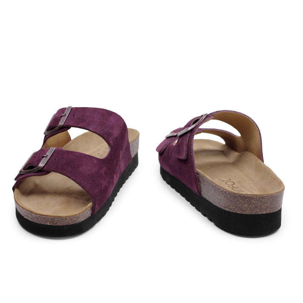 Minfot Moa Sandaler Bio Ruskind Bordeaux