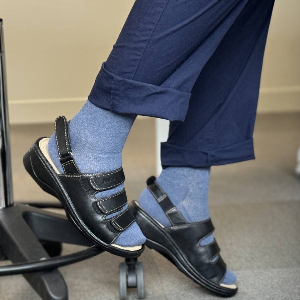 Tellus Sköna Marie Damesandaler Lola Sort