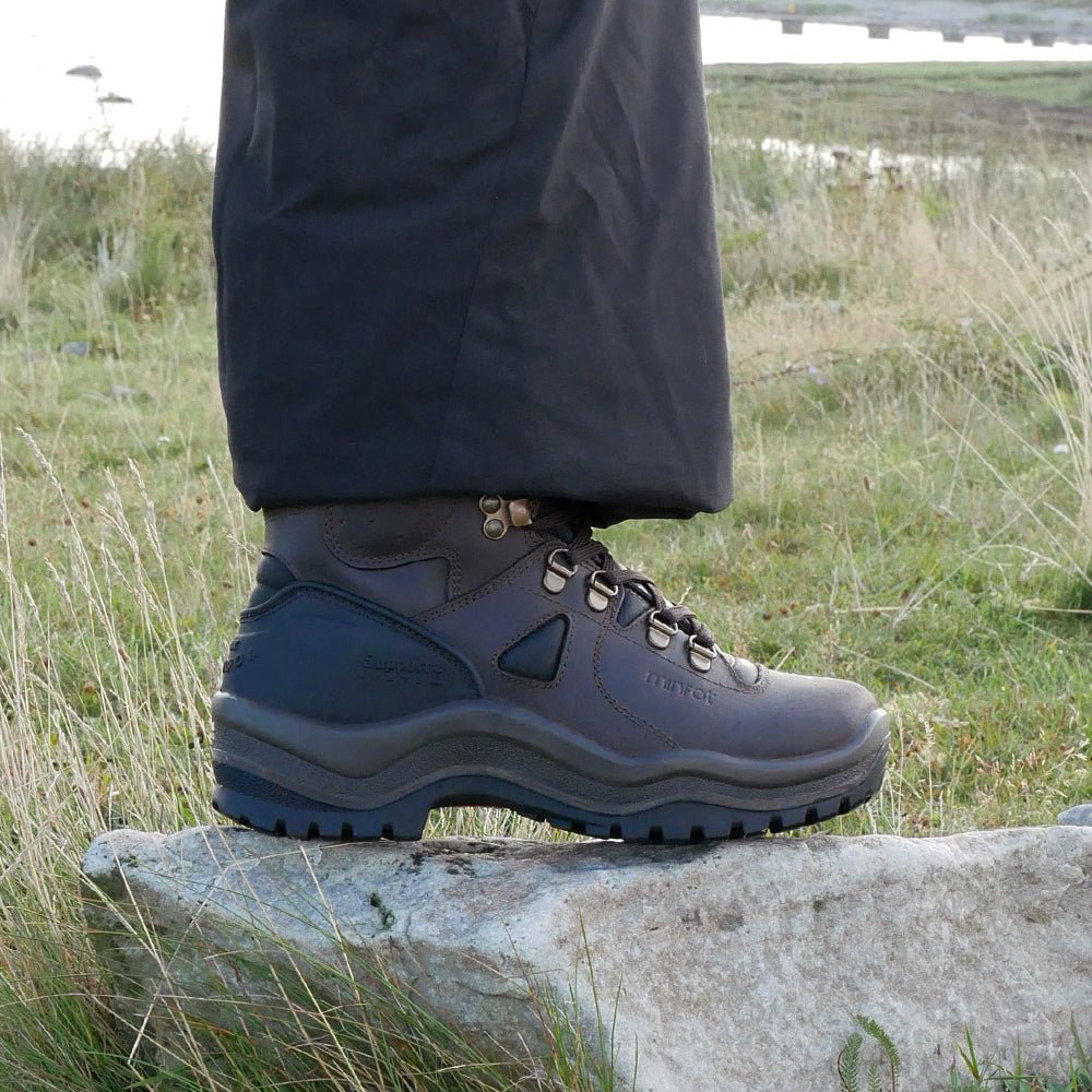 Minfot Trekker Vandrestøvler Unisex Vandafvisende TEX Læder Brun