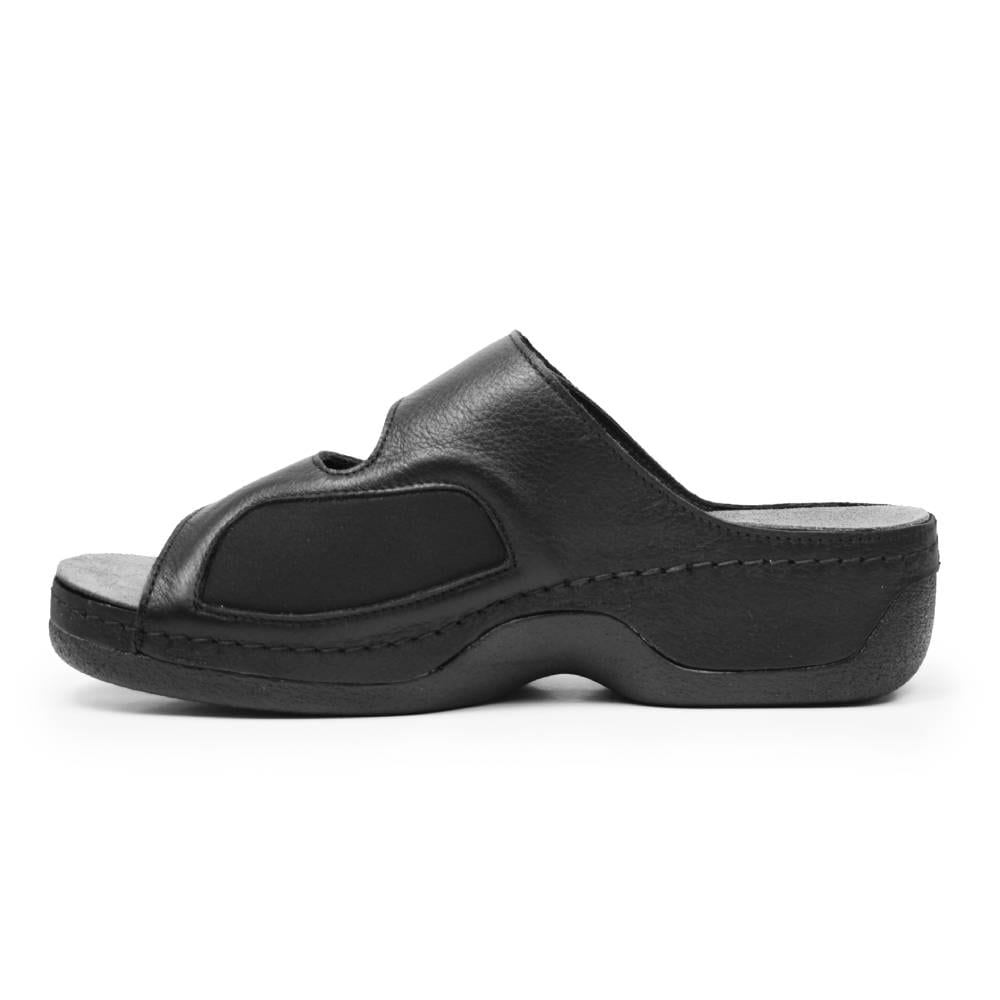 Embla Hälsoskor Sandaler Agnes Ergoflex Elastik Sort