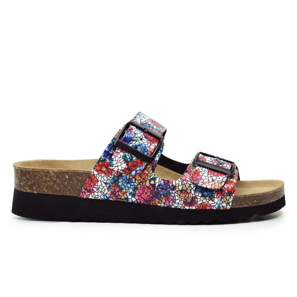 Produktbild 3 - Minfot Sandaler Mjuk Bio Moa Blom Svart