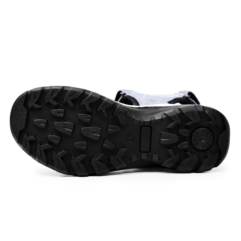 Minfot Sandaler Sandhamn Dame Ruskind Dueblå