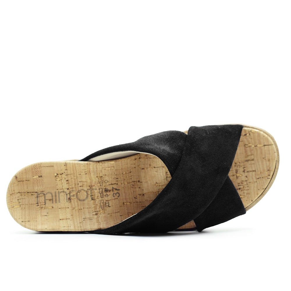 Minfot Sandaler Raposa Dame Sort