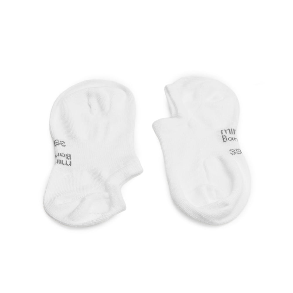 Minfot Ankelstrømper Bambus Hvid 1-pak