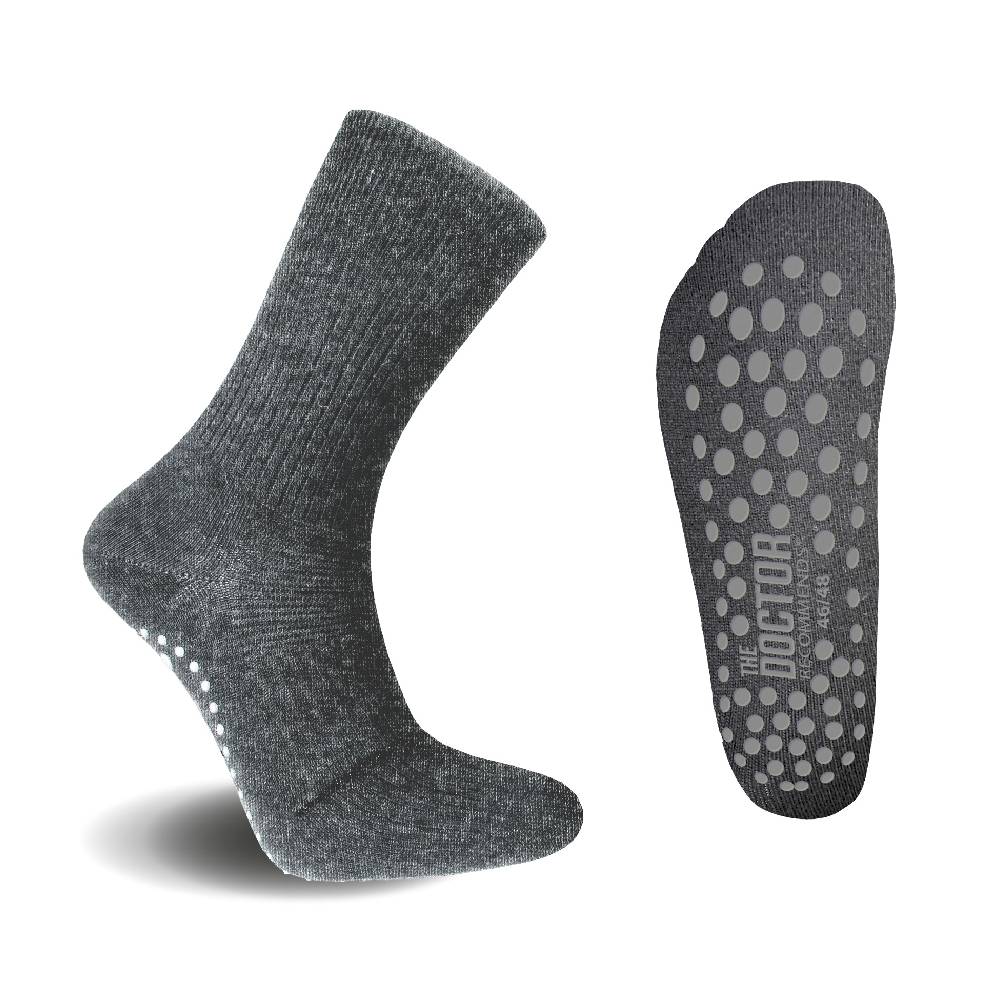 Doktorn Rekommenderar Antiskrid Strømper Grafit 1-pak