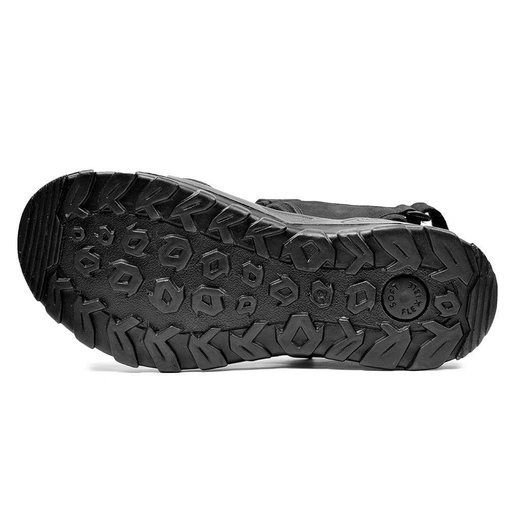 Produktbild 5 - Minfot Sandaler Torekov Herr Nubuck Svart