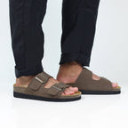 Minfot Moa Sandaler Dame Bio Ruskind Taupe