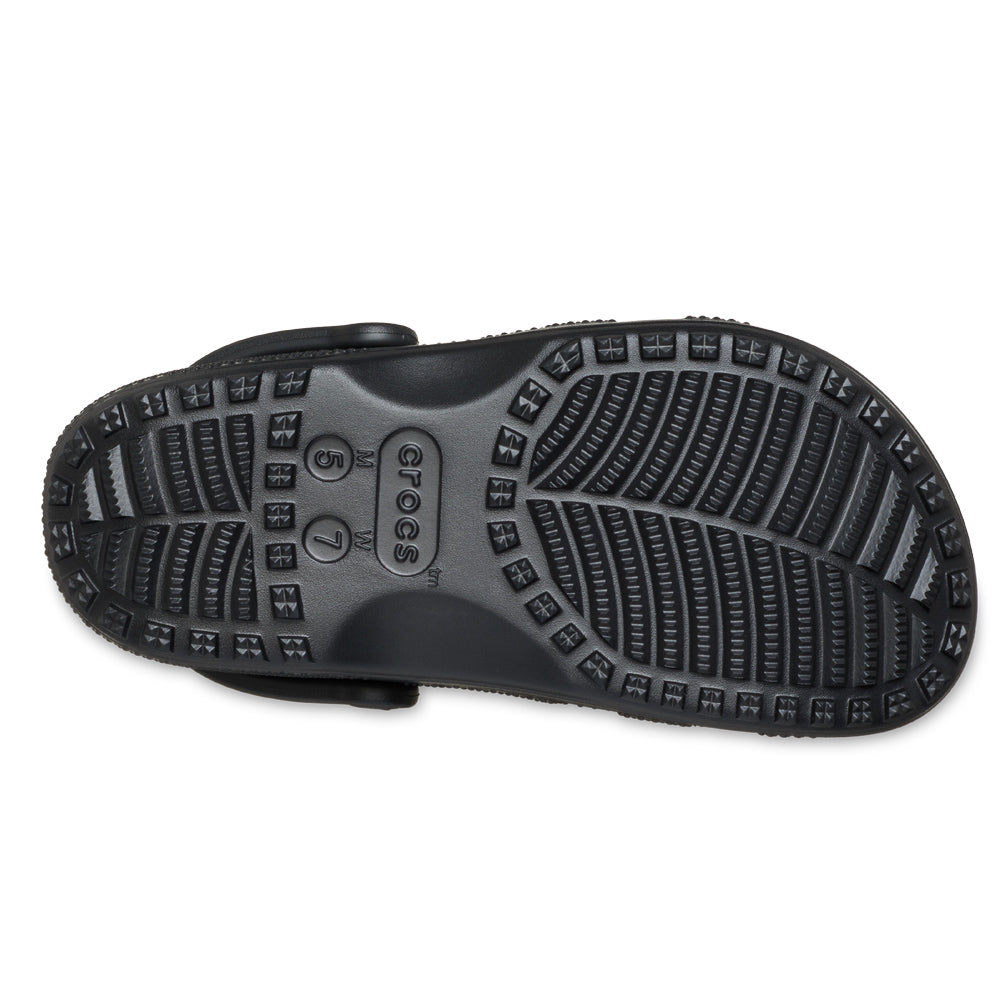 Crocs Classic Clog Hearts Cut Out Black