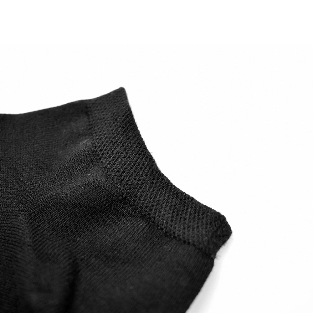 Minfot Bambusstrømper Sneaker Sensitive Sort 5-Pak