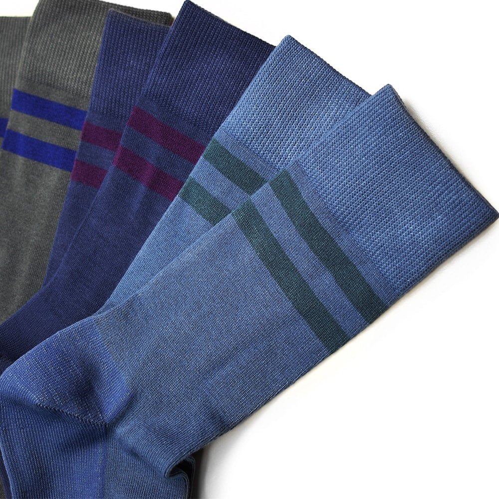 Produktbild 3 - Minfot Bambusstrømper Crew Svalbard 3-pak