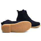 Charlotte of Sweden Mocka Boots Amur Dark Blue