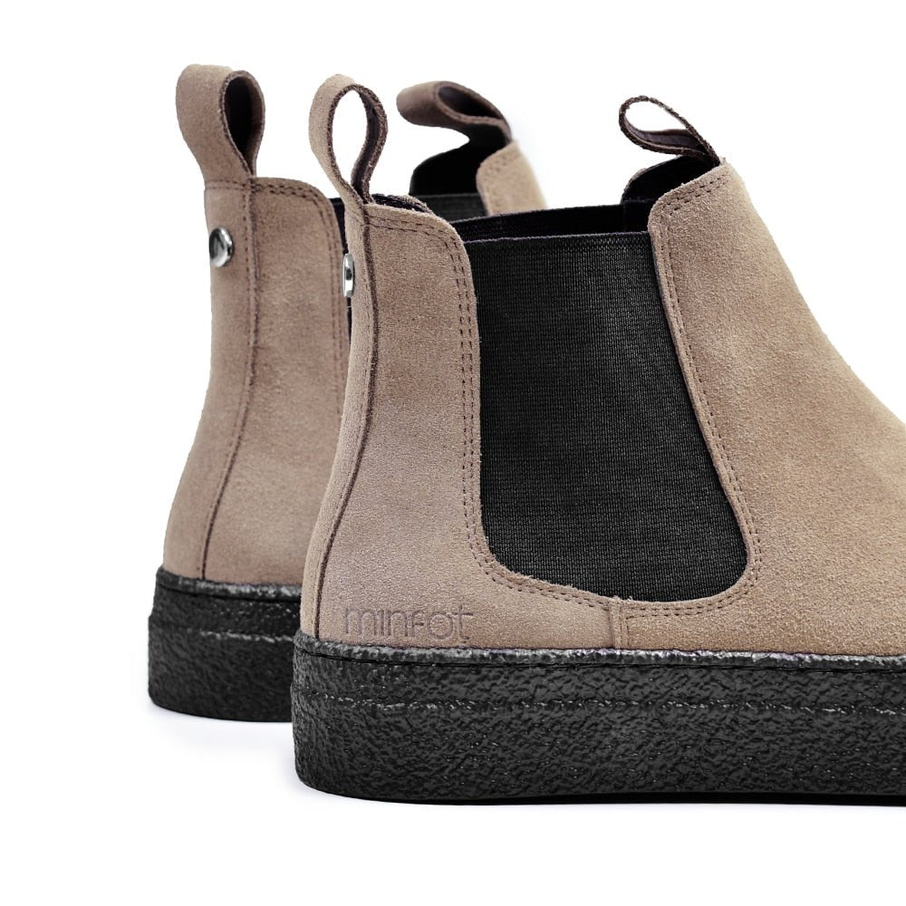 Produktbild 9 - Minfot Chelsea Boots Visby Mocka Marmotta