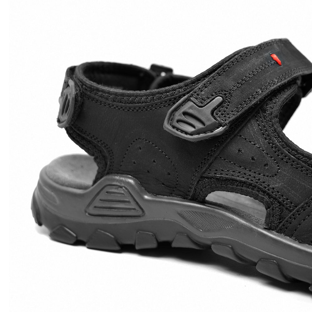 Minfot Sandaler Torekov Herre Nubuck Sort