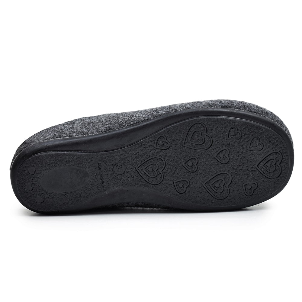 Minfot Hjemmesko Relax Dame Grafit