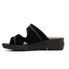 Minfot Sandal Komfort Maira Nubuck Sort