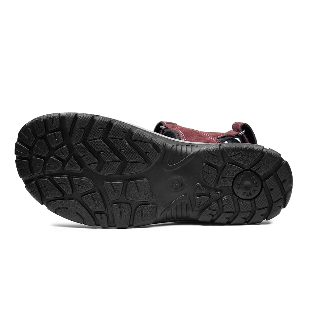 Produktbild 5 - Minfot Sandaler Torekov Dam Nubuck Röd