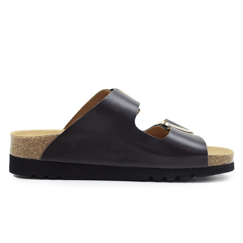 Produktbild 5 - Scholl Sandaler Dam Adapta Ilary Oiled Leather Svart