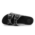 Minfot Massage Sandaler Fjäril Sort