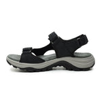 Minfot Sandhamn Sandaler Dame Nubuck Black