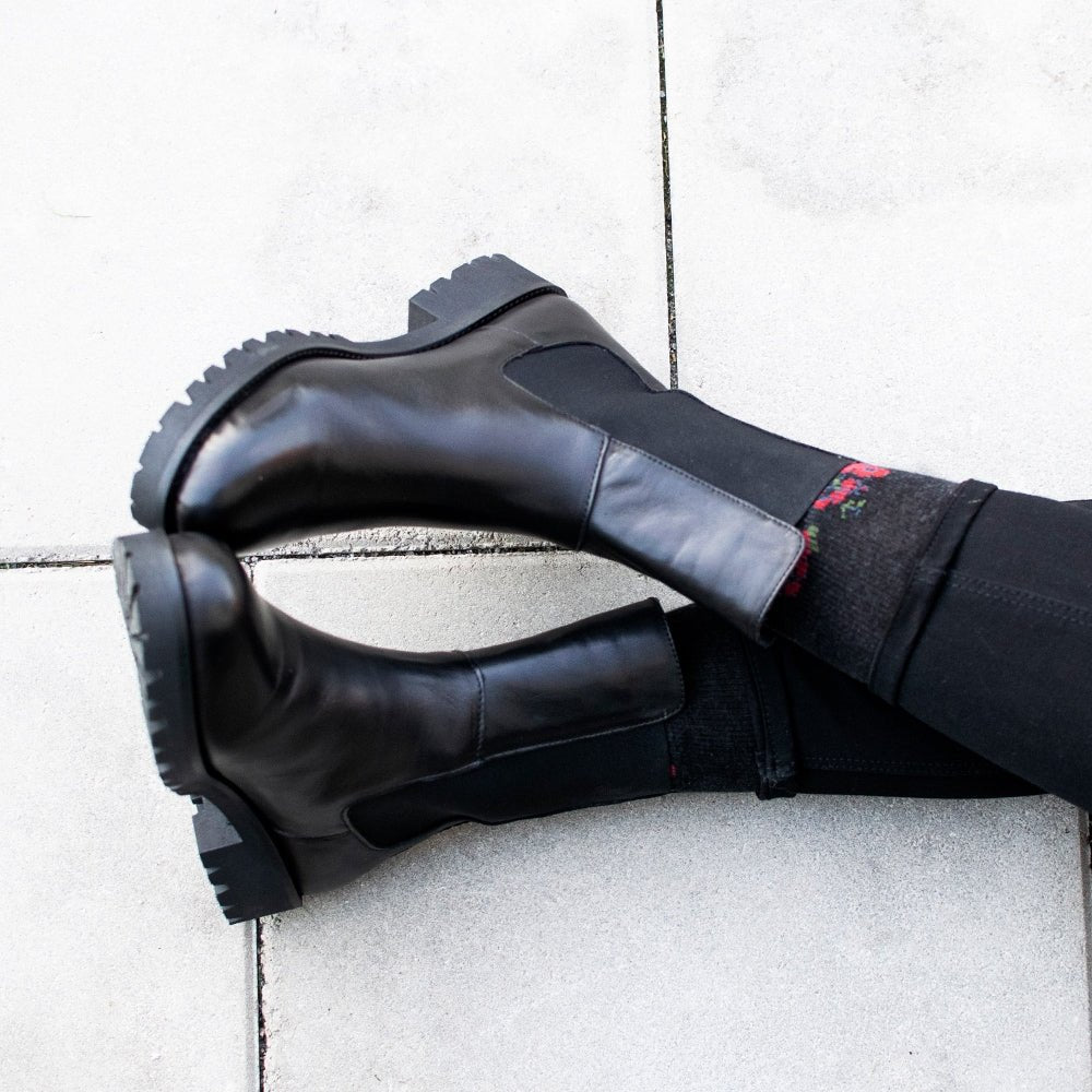Produktbild 14 - Minfot Chelsea Boots City Läder Svart