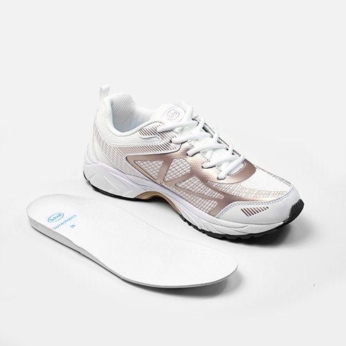 Scholl Sprinter Net White Gold