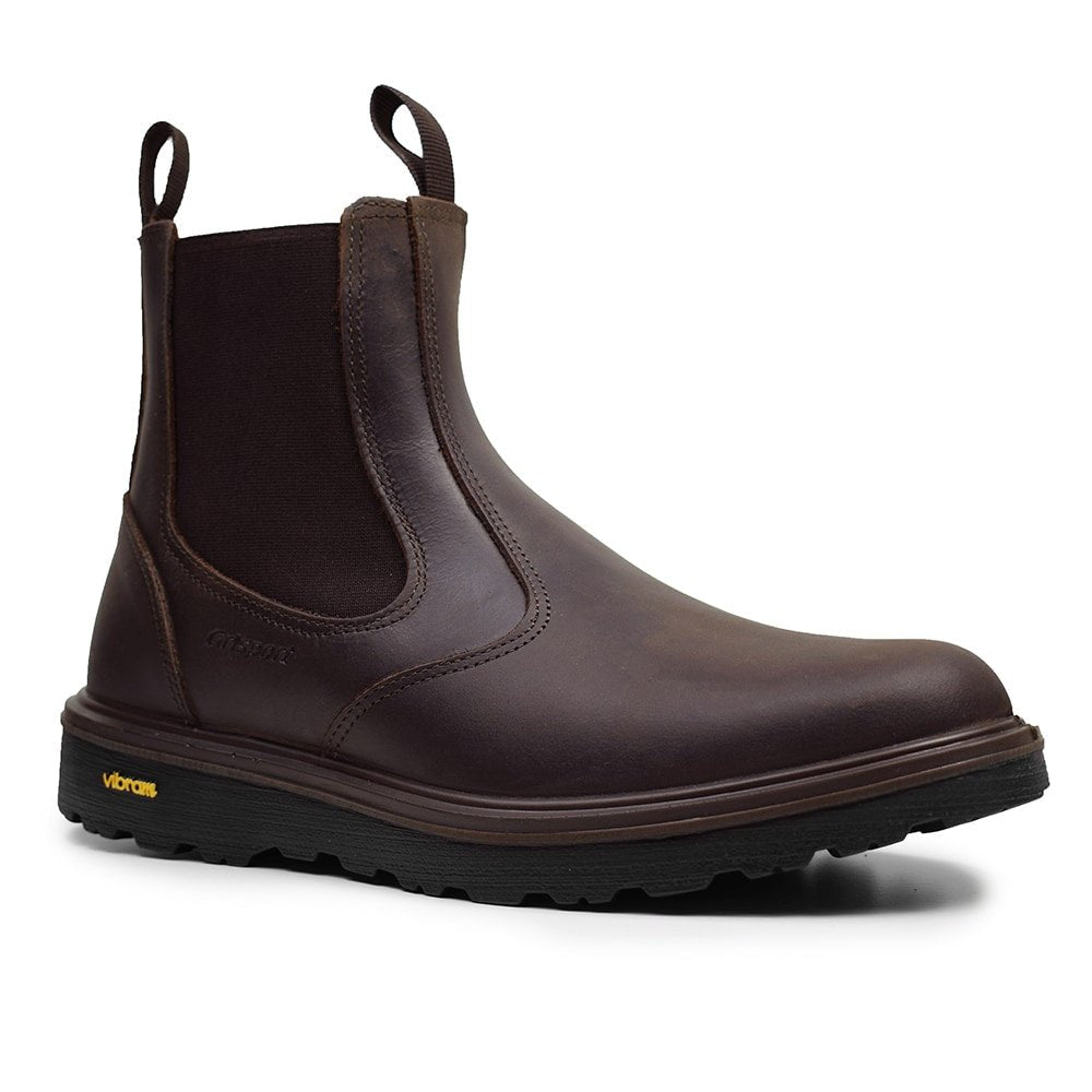 Produktbild 3 - Grisport Komfort Chelsea Boots Gritex Mörkbrun
