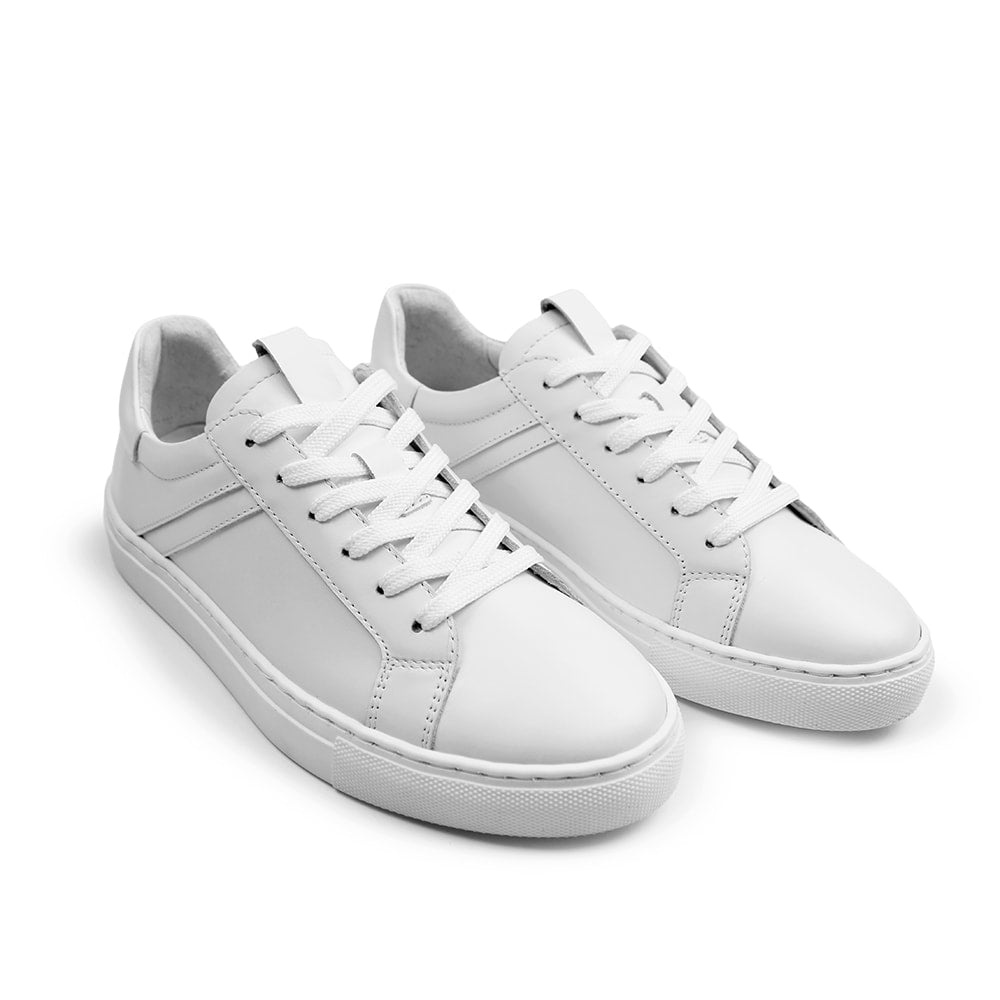 Minfot Comfort Sneakers Dame Læder Hvid