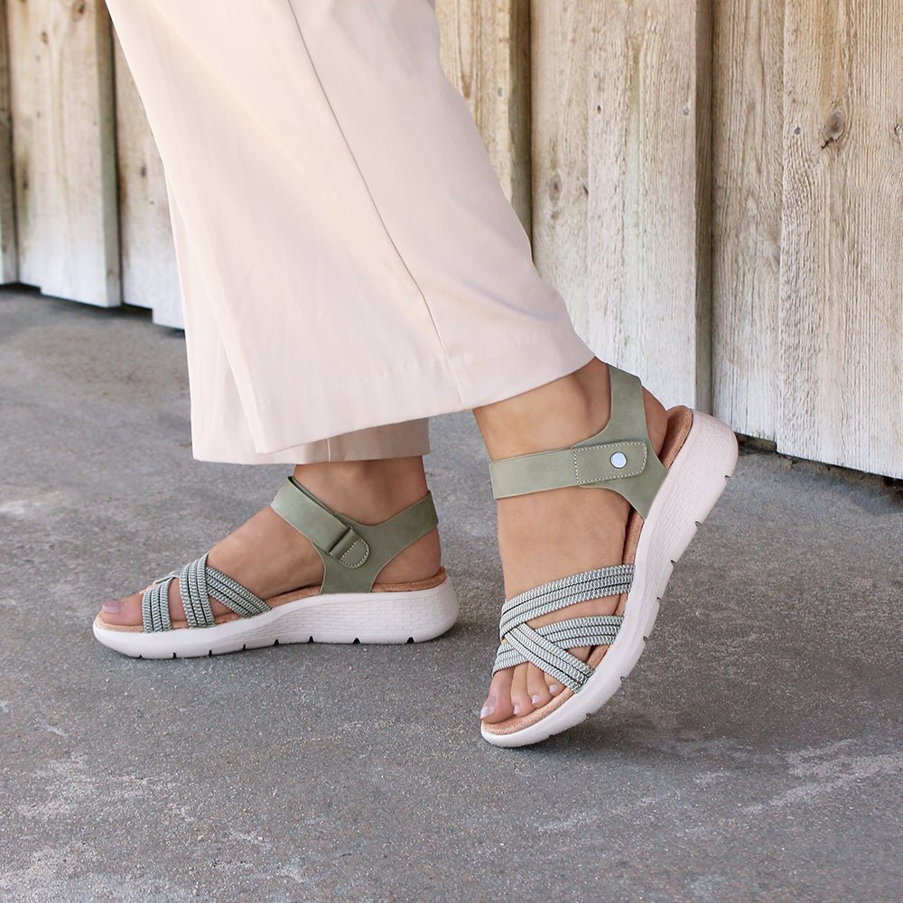 Minfot Cloudlite Nia Sandaler Dame Grøn