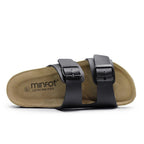 Minfot Softstep Sandaler Dame Biosandal 2-remme Sort