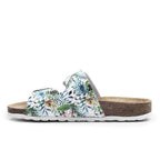 Minfot Softstep Sandaler Dame Bio 2-remme Tropical Glow Hvid
