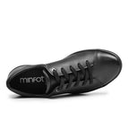 Minfot Aveny Sneaker Dame Læder Sort