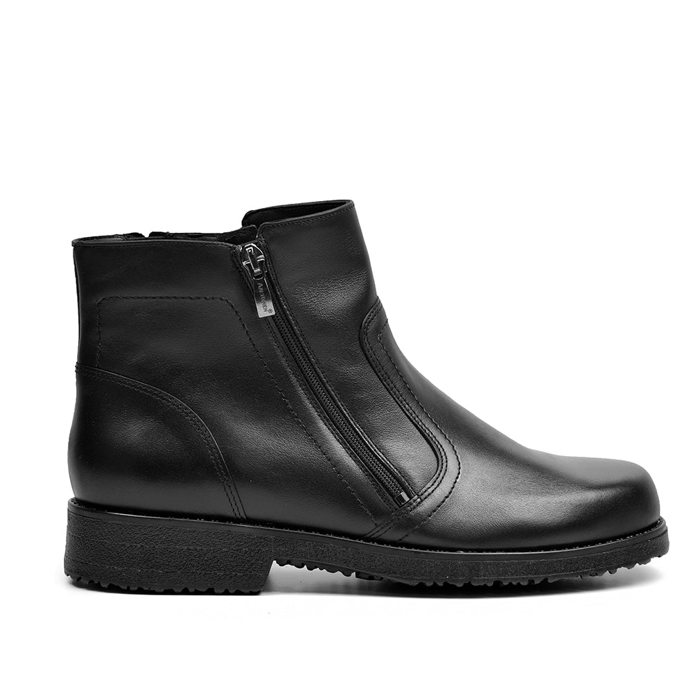 Produktbild 2 - Minfot Aaltonen Vinter Boots Grip+ Virmo Bred Skinn Ull Svart