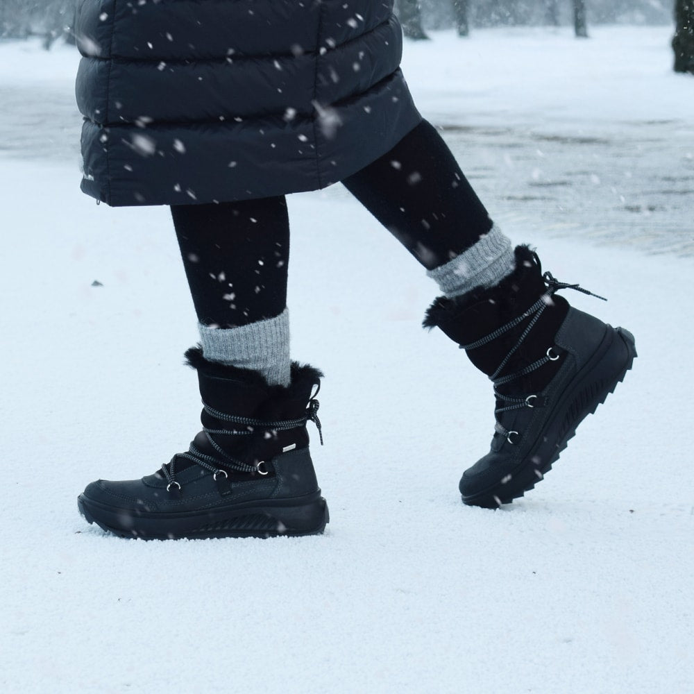 Produktbild 12 - Minfot Arctic Vinterkängor med fårskinn J-TEX Svart