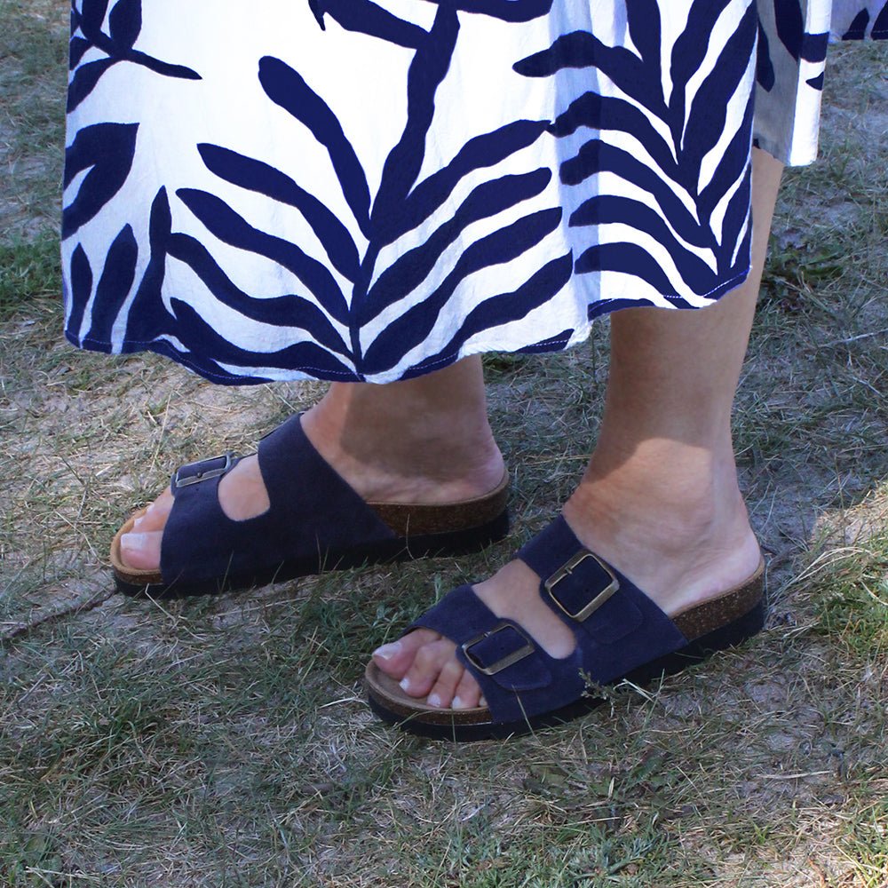 Produktbild 9 - Minfot Sandaler Moa Mocka Navy