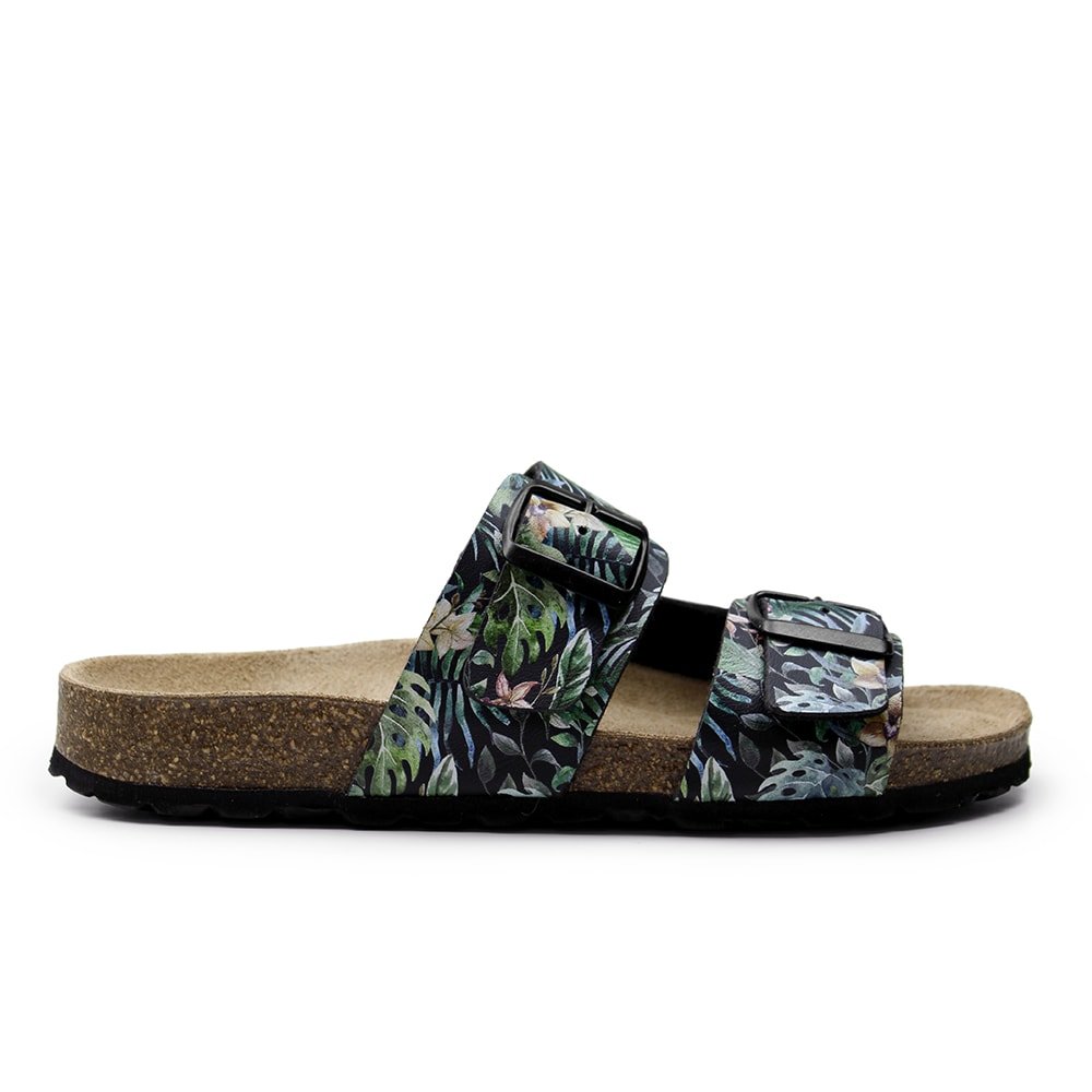 Produktbild 3 - Minfot Sandaler Softstep Tropical Glow Svart