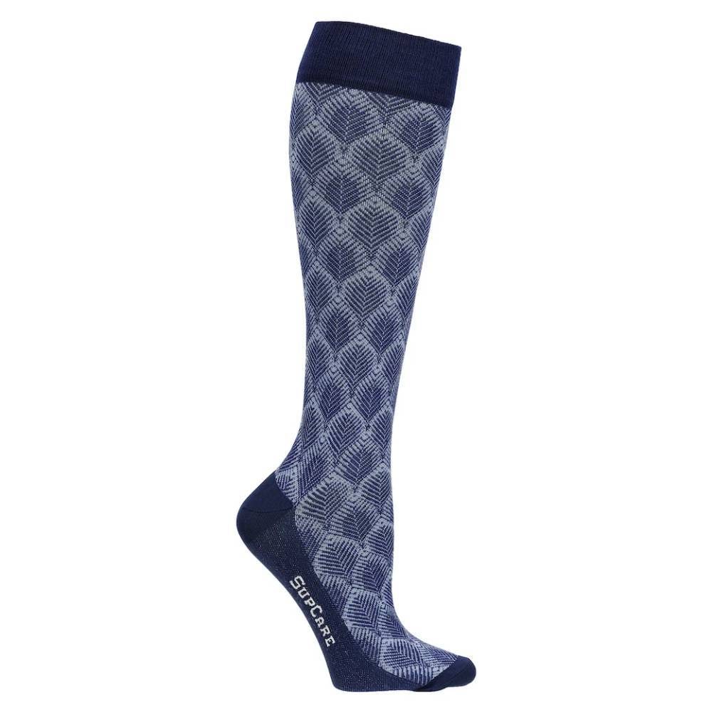 SupCare Stödstrumpor Bambu Peacock Blue
